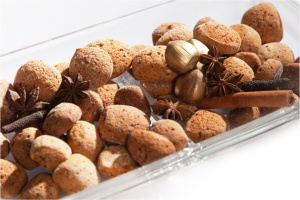 Pfeffernüsse im Körbchen